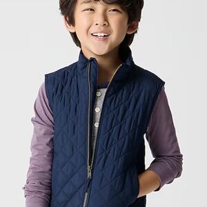 Crewcuts Boys Navy Quilted Vest